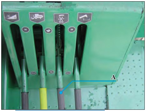 Carousel propeller speed adjustment lever