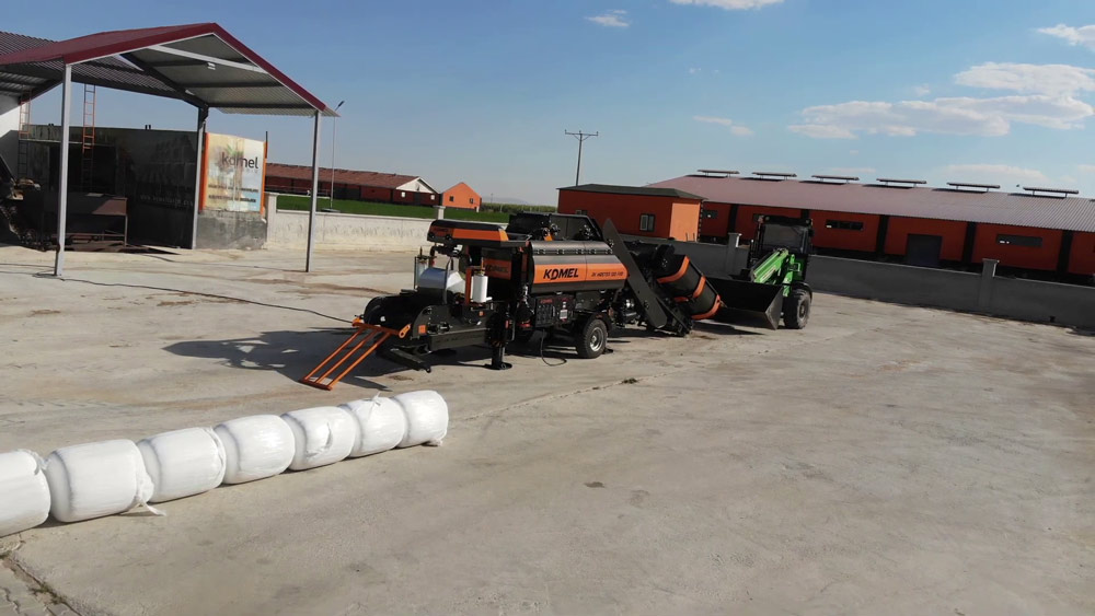 Fodder packing machine - fodder silage machine - fodder silage machine